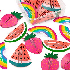 24Pcs 4 Style Baking Paint Iron Snap Hair Clips&nbsp;PHAR-LS0001-03