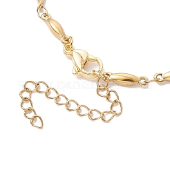 304 Stainless Steel Bar Link Chain Anklets&nbsp;AJEW-AN00602-02