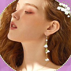 4Pair 304 Stainless Steel Dangle Stud Earrings for Women&nbsp;EJEW-UN00009