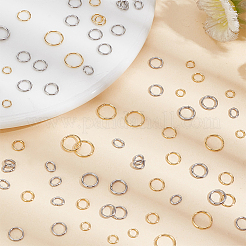 8 Styles Oval 304 Stainless Steel Open Jump Rings&nbsp;STAS-AR0002-07