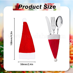 Christmas Hat Cloth Cutlery Set Bags&nbsp;AJEW-WH0401-44