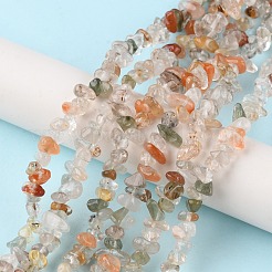 Natural Rutilated Quartz Beads Strands&nbsp;G-G0003-B26