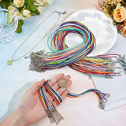 100Pcs 1.5MM Round Polyester Braided Cord Necklace Making&nbsp;MAK-CL0001-03