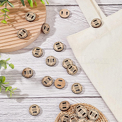 Undyed Wood Connectors Charms&nbsp;WOOD-BC0001-05