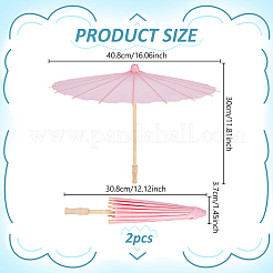 DIY Blank Craft Paper Umbrella&nbsp;DIY-WH0899-801B