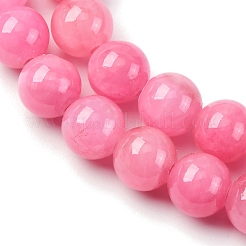 Natural Mashan Jade Round Beads Strands&nbsp;G-D263-8mm-XS30
