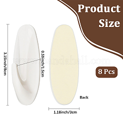 8Pcs Plastic Hook&nbsp;AJEW-CN0007-96