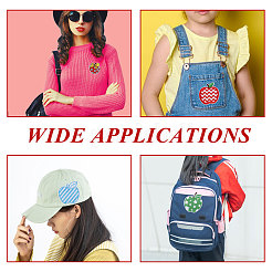 1Bag Polyester Clothing Patches&nbsp;PATC-FG0003-30