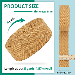 Polycotton Ribbon&nbsp;OCOR-WH0109-002C