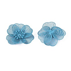 Spray Painted Iron Bead Caps&nbsp;IFIN-N013-05B