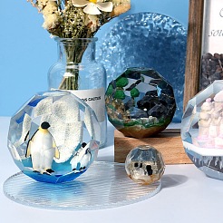 DIY Faceted Ball Display Silicone Molds&nbsp;LS-DIY-M046-19F