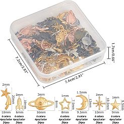 Zinc Alloy Cabochons&nbsp;PALLOY-OC0002-58