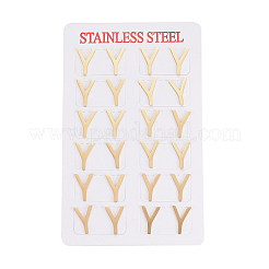 (Jewelry Parties Factory Sale)304 Stainless Steel Stud Earrings&nbsp;EJEW-E241-07Y