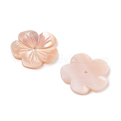 Natural Pink Shell Carved Beads&nbsp;SSHEL-I026-12C-03
