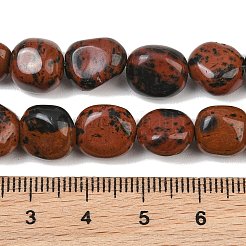 Natural Mahogany Obsidian Beads Strands&nbsp;GG-CBA787B-A19