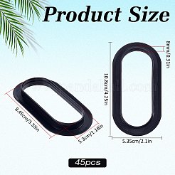 45Pcs Plastic Bag Handles&nbsp;FIND-BC0019-53A