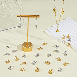 100Pcs 2 Colors Tibetan Style Alloy Pendants&nbsp;FIND-GA0008-54