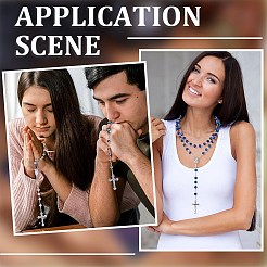 DIY Rosary Bead Jewelry Kits&nbsp;DIY-SC0029-80