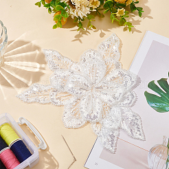 1Pc 3D Flower Lace Appliques&nbsp;DIY-MA0005-03A