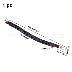 Imitation leather Braided Leather Handbag Handles&nbsp;FIND-WH0052-06
