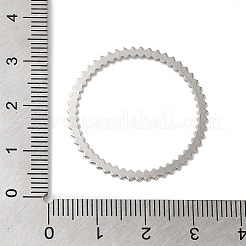 Gear Ring Rack Plating Brass Linking Rings&nbsp;KK-G480-01P