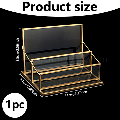 Brass & Glass Display Stands for Business Cards&nbsp;AJEW-WH0007-55