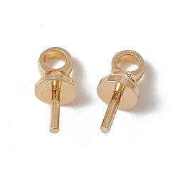 Brass Cup Pearl Peg Bails Pin Pendants&nbsp;KK-A171-19G