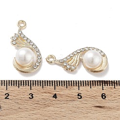 ABS Imitation Pearl Bead Pendants&nbsp;FIND-C042-02G