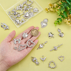30Pcs 15 Style Alloy Pendants&nbsp;FIND-ME0001-84