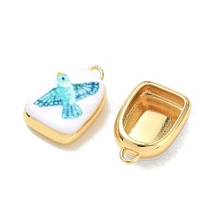 Printed Brass Pendants&nbsp;KK-CBAF9BC-12G-01