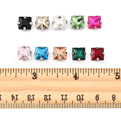 80Pcs 10 Colors Sew on Rhinestone&nbsp;RGLA-FS0001-16