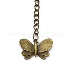 Tibetan Style Alloy Keychains&nbsp;KEYC-WH0025-030
