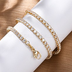 Brass Tennis Necklaces&nbsp;NJEW-I104-13A