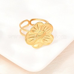 304 Stainless Steel Open Cuff Ring&nbsp;PW-WG89244-02