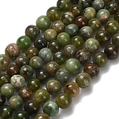 Natural Green Opal Beads Strands&nbsp;G-L642-B14-4mm