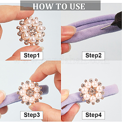 10Pcs Flower Sew on Rhinestone&nbsp;FIND-GF0004-93KCG