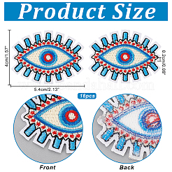 Computerized Embroidery Cloth Iron on/Sew on Patches&nbsp;DIY-WH0056-21