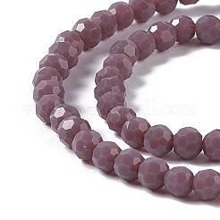 Faceted(32 Facets) Glass Beads Strands&nbsp;EGLA-J042-36A-08