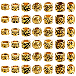 70Pcs 7 Styles Alloy European Beads&nbsp;FIND-PA0001-18