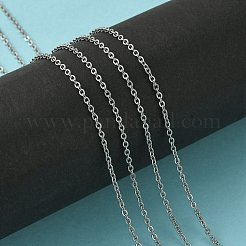 Tarnish Resistant 304 Stainless Steel Cable Chains&nbsp;CHS-H001-2mm-15P