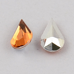 Garment Accessories Pointed Back Taiwan Acrylic Rhinestone Cabochons&nbsp;ACRT-M001-8x13mm-M