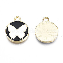 Alloy Enamel Pendants&nbsp;PALLOY-S133-008A