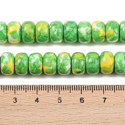Dyed Synthetic Riverstone Beads Strands&nbsp;G-Z105-C01-01D