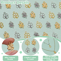 140Pcs 4 Styles Alloy Pendants&nbsp;FIND-PH0024-93