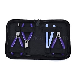 45# Steel Pliers & Tweezers Set&nbsp;TOOL-D059-07P-01