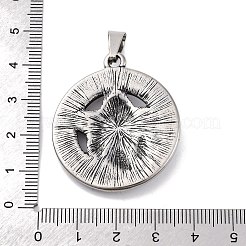 304 Stainless Steel Pendants&nbsp;STAS-Q339-01A-AS