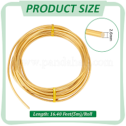 Round Brass Wires&nbsp;CWIR-WH0007-17D-G