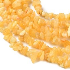 Natural Yellow Jade Beads Strands&nbsp;GG-NH0009-A02-02