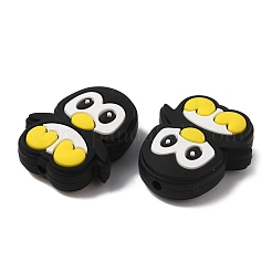 Penguin Food Grade Eco-Friendly Silicone Beads&nbsp;LS-SIL-WH0018-005C