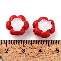 Spray Painted Alloy Bead&nbsp;PALLOY-H134-25